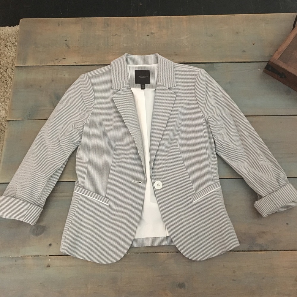 Seersucker Blazer